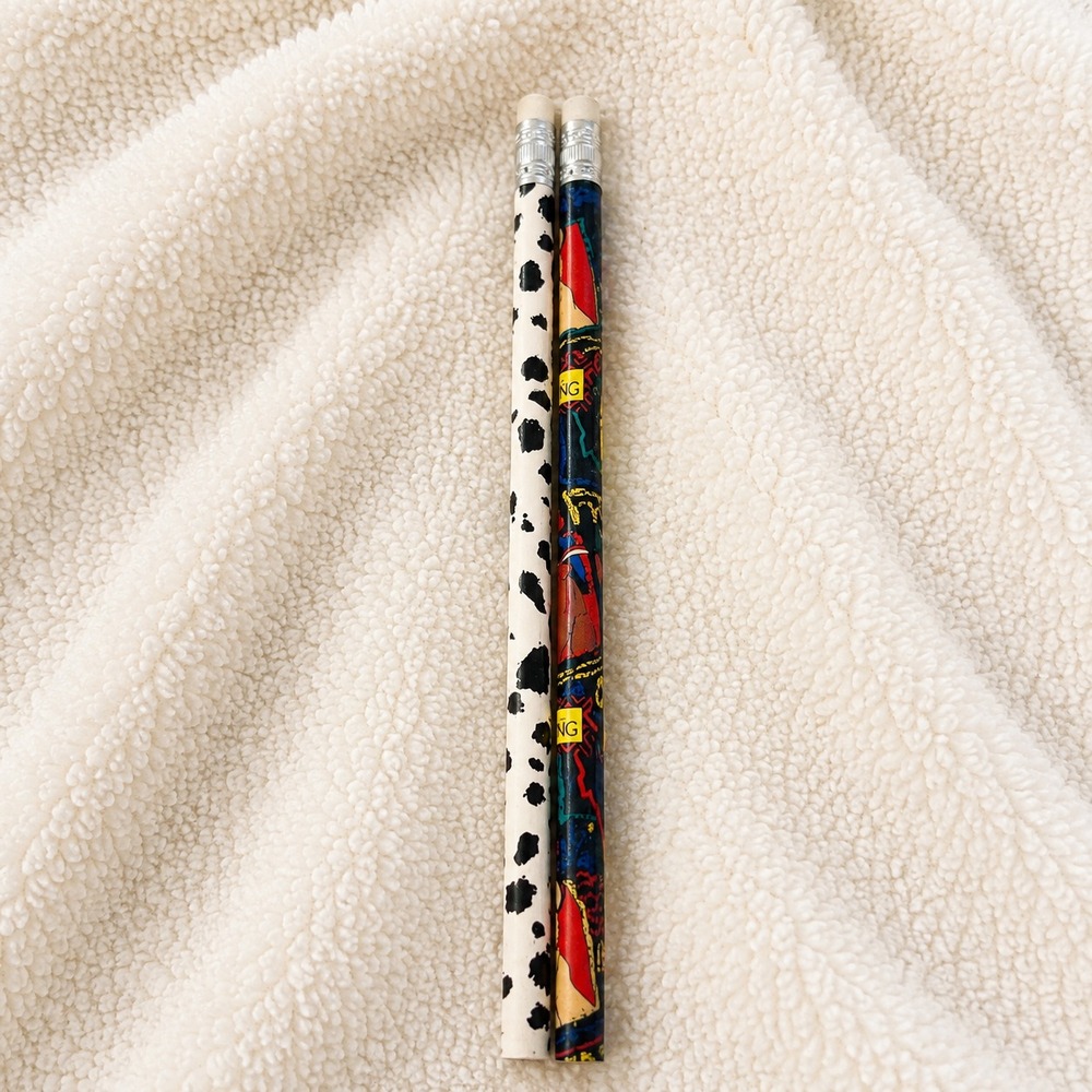 Vintage Disney Pencils Lot 2 Lion King 101 Dalmatians New Unused 90s